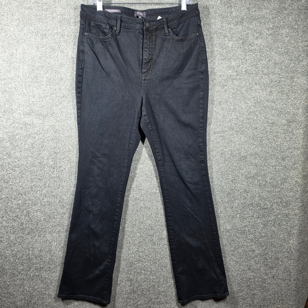 NYDJ‎ Jeans Womens 12 Billie Mini Boot High Rise Lift Tuck Huntley Wash Stretch